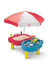 Детская песочница столик с зонтом Гавань